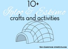 Eskimo & Igloos Crafts, Activities, & Ideas for Kids Igloo Craft For Kids, Igloo Craft, Winter Board, January Classroom, Winter Crafts Preschool, Craft Preschool, Children's Church Crafts, Montessori Art, Homeschool Geography