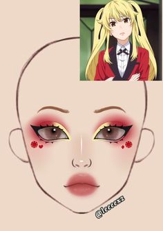 Anime Blush Makeup, Make Up Anime, Pokemon Makeup, Goth Eye Makeup, Mary Saotome