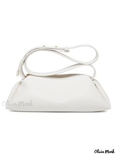 Olivia Mark - Premium Ladies Crossbody Bag: Stylish and Practical Minimalist Clutch Bag Minimalist Clutch, Seasons Activities, Pu Bag, Crossbody Clutch, Bag For Women, White Bag, Olivia Mark, Crossbody Strap, Sale Items