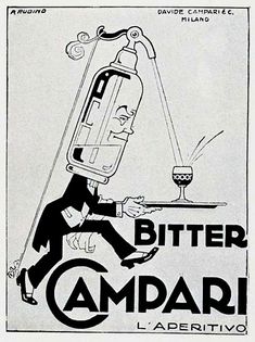 an advertisement for bitter campari