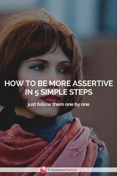 a woman wearing a red scarf with the words how to be more assistive in 5 simple steps just follow them one by one