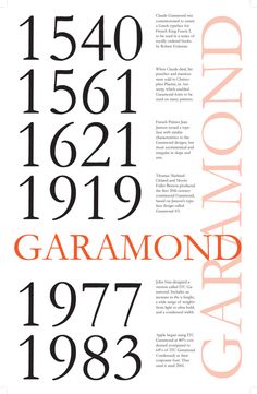 an orange and black poster with numbers in different font styles on the front, back and sides