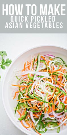 Quick Pickled Veggies For Bahn Mi, Pickled Bahn Mi Vegetables, Bahn Mi Vegetables, Thai Pickled Vegetables, Pickled Veggies For Bahn Mi, Bahn Mi Pickled Vegetables, Asian Pickled Vegetables, Vietnamese Pickles, Vietnamese Bahn Mi