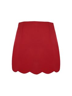 Elevate your style with our high-waisted skirt, designed for both elegance and ease. This skirt boasts a concealed side zipper, ensuring a seamless and comfortable fit. The hemline is beautifully finished with a petal edge, adding a touch of delicate charm to your ensemble. Perfect for any occasion, this skirt is a must-have addition to your wardrobe.  Please note that the price includes only the skirt.   	 		 			Size 			S 			M 			L 		 		 			Length 			35 			36 			37 		 		 			Waist 			62.5 			66. High Waist Lined Elastane Mini Skirt, High Waist Elastane Mini Skirt With Lining, Elegant High Waist Flowy Skort, Chic Pencil Skirt Bottoms With Back Zipper, Chic Pencil Skirt With Back Zipper, Solid Color Mini Skirt With Lining, Elegant Mini Skirt With Side Zipper, Chic Skirt With Back Zipper For Spring, Chic Elastane Lined Skort