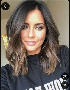 Brunette Hair Color Winter, Jen Reed Sister Studio Hair, Fall 2024 Hair Ideas, Long Straight Bob Hairstyles, Long Bob Hairstyles Side Part, Grown Out Bob Hairstyles, Short Extensions Hair, Medium Length Haircut And Color, Long Bob Haircuts Side Part