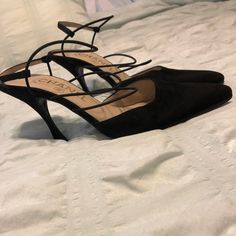 Chanel Black Hells, Only Used Twice Shoes Chanel, Chanel Black, Chanel Shoes, Shoes Women Heels, Shoes Heels, Chanel, Size 7, Women Shoes, Heels