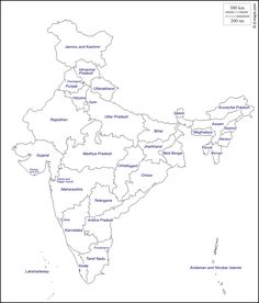 the map of india with all states and major cities