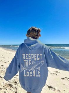 Tsitp Hoodie, Tsitp Merch, Cousins Beach, Respect The Locals, Save The Sharks, Shark Sweatshirt, Vsco Hoodie, Beach Hoodie