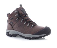 Leather upper, Lace up closure for secure fit, Approx. 1\ heel / sole, Cap toe, Memory Foam insole for added comfort, Rubber outsole, Waterproof | Men's Pacific Mountain Arrow Waterproof Hiking Boot in Brown Size 12 Mens Waterproof Hiking Boots, Mens Hiking Boots, Waterproof Hiking Boots, Hiking Boot, Tractor Supply, Shoe Carnival, Mens Shoes Boots, Safety Shoes, Shoe Store