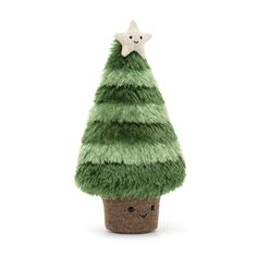 Amuseable Nordic Spruce Christmas Tree - Eden Lifestyle Spruce Christmas Tree, Green Fur, Spruce Tree, Soft Teddy Bear, Christmas Wallpaper, Imaginative Play, Poinsettia, Soft Toy, Lalique