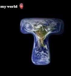 the letter t is made up of earth