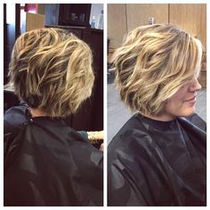 These 20 Short Layered Hair Styles Are Super Stylish And Practical Mom Haircut, Mom Haircuts, Bob With Highlights, Wavy Bob, Modern Haircuts, Haircut Styles, Short Layers, Short Layered, Short Layered Haircuts