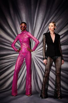 Black Sequin Mesh Flare Trousers (Right) Lining Options Available Please Contact info@christiansiriano.com Pre-Order 4-6 Weeks Final Sale Made in NYC Glamorous Fitted Pants For Gala, Glamorous Fitted Formal Pants, Luxury Fitted Pants For Party, Luxury Fitted Bottoms For Evening, Luxury Fitted Bottoms For Party, Designer Black Party Bottoms, Designer Black Bottoms For Party, Designer Fitted Evening Pants, Designer Fitted Pants For Evening