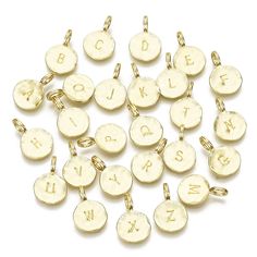 PRICES MAY VARY. You will get: 26pcs gold letter charms of the same size. Apart from that you will also get a free box Size: These letter charms are about 17mm*11.5mm*1.5mm, 2.5mm in hole diameter. 1pcs/letter, 26letters High Quality Beads: These gold alphabet letter charms have smooth surface. The alloy material makes these letter charms even less susceptible to damage Making Jewelry: These letter charms are very good choices used for necklaces, earrings, bracelets, making very exquisite jewelr Gold Metal Jewelry With Letter Beads, Adjustable Nickel-free Gold Charms, Homemade Phone Cases, Bracelets Making, Alphabet Pendant, Alphabet Jewelry, Gold Letter, 26 Letters, Jewelry Making Charms