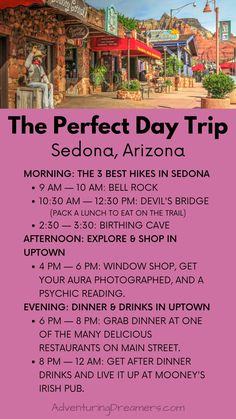 the perfect day trip from sedona arizona