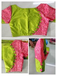 Pattern Blouses For Sarees, Simple Saree Blouse Designs, Netted Blouse Designs