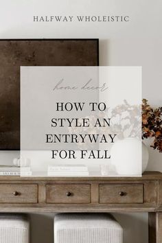 Get ready to embrace the cozy season with these fun and creative ideas for decorating your entryway! From cozy wreaths to autumnal accents, Halfway Wholeistic has got all the inspiration you need to create a welcoming entrance to your home this fall. Follow for more modern organic home decor, fall decor, and minimalist style. Cozy Wreaths, Home Decor Entrance, Fall Entryway Decor, Decor Entrance, Chunky Knit Throw Blanket