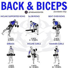 Dumbbell Only Pull Day, Back Workout Gym Dumbbells, Lat Pull Down Dumbbell, Back And Bicep Workout With Dumbbells, Back And Bicep Superset Workout, Pull Dat Workout, Back Day With Dumbbells, Back Bicep Workout Gym, Back Bicep Dumbbell Workout