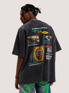 Hipok Ordinary T-Shirt - HIPOK Hip Hop Print, Streetwear T Shirts, Aesthetic Streetwear, Oversized Outfit, Streetwear Hip Hop, E Logo, Couple T-shirt, Streetwear Tshirt, Urban Outfits