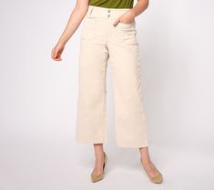 Warm up this winter in a pair of corduroy pants designed to add a chic touch to blouses, sweaters, and T-shirts alike. From Studio ParkTM x Amy Stran. Corduroy Pant, Petite Pants, Pants Design, Winter White, Corduroy Pants, Wide Leg, Pants For Women, Blouses, T Shirts