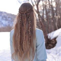 Medieval Hairstyles, Beauty Hair Color, Viking Hair, Hairstyle Tutorials, Haircut Styles, Strawberry Jam