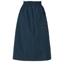 Remember the good times in this cotton A-line midi skirt.Simple and delicate, this skirt features elastic waist, slash pocket, solid color, cotton fabric, A-line, and midi length.From Monday to Sunday, this skirt is effortless to throw on.With the design of elastic waist, this skirt is easy to wear for all kinds of body shapes.Pair perfectly with a T-shirt or shirt for a stylish look. Size: small. Color: dark blue. Gender: female. Age Group: adult. Casual Maxi Skirt With Gathered Waist And Relaxed Fit, Modest Midi Skirt With Elastic Waistband, Spring Long Skirt With Gathered Waist, Cotton Maxi Skirt With Elastic Waistband For Work, Workwear Midi Skirt With Gathered Waist, Casual Daywear Maxi Skirt With Gathered Waist, Modest Solid Skirt With Elastic Waistband, Casual Maxi Skirt With Gathered Waist For Daywear, Relaxed Maxi Skirt With Gathered Waist