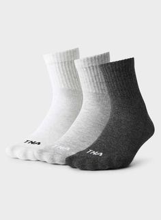 BEST-EVER ANKLE SOCK 3-PACK Aritzia Socks, Tna Socks, Logo Shapes, Short Bra, Wishlist 2024, Kris Kringle, Ankle Sock, Foot Socks, Ankle Socks Women