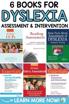 Do you want to learn more about dyslexia advocacy as a parent? Today, I’m sharing 6 books about dyslexia that will help parents. Whether you are a special education parent or a special education teacher, these books will help you understand dyslexia. There are books that help explain dyslexia assessment, dyslexia intervention, effective literacy instruction, and IEP meetings. Learn more about how these books can help your dyslexic child today. Special Education Law, Reading Assessment, Phonics Books, Free Preschool Printables, Basic Facts