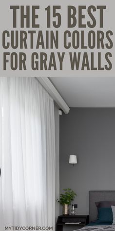 the 15 best curtain colors for gray walls