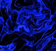 an abstract blue background with black and white swirls