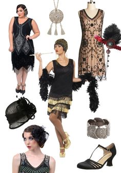 1920s Speakeasy style fashion for women. Find more inspiration for a Speakeasy party theme at http://sparklerparties.com/speakeasy/ Speakeasy Fashion, Estilo Charleston, Speakeasy Style, Gatsby Party Outfit, Gatsby Outfit, 1920s Speakeasy, Speakeasy Party, Harlem Nights