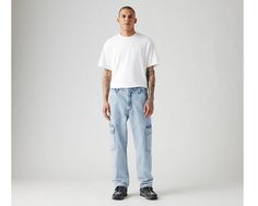 We're throwing back to the bold styles of the '90s with our 568™ Loose Straight Cargos. As the name suggests, these casual pants are slouchy and loose with a straight leg, giving off just the right amount of attitude. '90s-inspired cargos Super comfortable, roomier fit Features a loose, straight leg that stacks at the ankle Made with non-stretch denim Hold the H2O: This garment was made using recycled water, which helps us to reduce our impact on this finite resource Levi's Relaxed Fit Pants For Streetwear, Levi's Streetwear Pants, Levi's Relaxed Fit Urban Bottoms, Levi's Casual Straight Leg Cargo Pants, Levi's Urban Relaxed Fit Bottoms, Levi's Relaxed Fit Jeans For Streetwear, Levi's Casual Cargo Pants, Sporty Straight Leg Cargo Jeans For Streetwear, Levi's Baggy Casual Bottoms