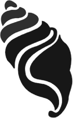 a black and white logo with wavy lines