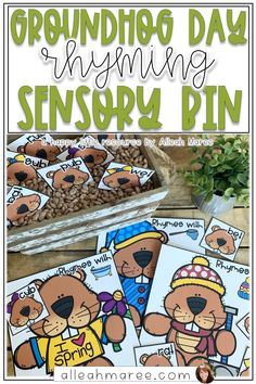 groundhog day activities for kids to help them learn how to read the groundhogs