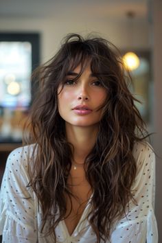 81+ Long Wavy Hairstyle Ideas Long Tousled Hair, Allison Victoria, Mid Length Curly Hairstyles, Fall Blonde Hair, Wavy Hairstyle, Haircut 2024, Wavy Haircuts, Long Wavy Hair