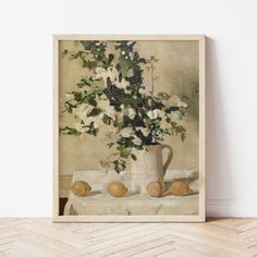 Farmhouse Kitchen Wall Art | Kitchen Still Life | Ollie + Hank Cognac Sofa, Kitchen Wall Art Ideas, Vintage Kitchen Art, Lemon Painting, Lemon Art, European Elegance, Kitchen Art Prints, Still Life Oil Painting, Hur Man Målar