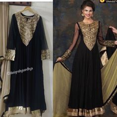 TOP:- Pure georgette  INNER LINING - pure rayon SIZE:- 48 Inch  Max Length 55 WORK:- HEAVY EMBRODERY dabka zari Stone WORK, free tailoring  pls contact us for stitching  3 pc dress set long dress with bottom pant and dupatta Semi-stitched Long Georgette Churidar, Maxi Length Georgette Churidar With Intricate Embroidery, Fitted Gold Georgette Churidar, Embroidered Georgette Maxi Length Dupatta, Long Georgette Churidar With Resham Embroidery, Embroidered Maxi Length Georgette Dupatta, Semi-stitched Georgette Long Gown, Long Georgette Salwar Kameez With Intricate Embroidery, Embroidered Georgette Maxi Churidar