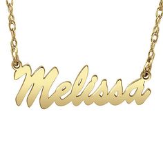 Features: PersonalizedJewelry Closure: Spring Ring ClaspLink Construction: SolidMetal Color: YellowChain Length: 18 InchChain Width: 1 MillimetersPendant Length: 23mmPendant Width: 10mmChain Construction: RopeCare: Wipe CleanMetal: 10k GoldNecklace Type: Pendant NecklacesAssembled in the US from Imported Materials Classic Yellow Gold Name Jewelry, Gold Polished Nameplate Jewelry, Mother's Day Polished Gold Jewelry, Mother's Day Gold Polished Jewelry, 14k Gold Name Necklace, Classic 14k Gold Jewelry With Name Detail, Gold Sterling Silver Name Necklace With Polished Finish, Gold Polished Sterling Silver Name Necklace, Gold Necklace With Polished Finish For Mother's Day