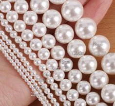 Material: Natural Shell Beads Please Note: This is NOT genuine natural freshwater pearl. It is made of Natural Shell. Length: 16 inches Luster: High Color:White Size and Quantity: 2mm about 0.6mm hole, about 195pcs beads 2.5mm about 0.7mm hole, about 180pcs beads 3mm about 0.7mm hole, about 180pcs beads 4mm about 0.8mm hole, about 95pcs beads 6mm about 0.8mm hole, about 65pcs beads 8mm about 0.8mm hole, about 50pcs beads 10mm about 1.0mm hole, about 40pcs beads 12mm about 1.0mm hole, about 33pcs beads ❤️❤️Please read our shipping policies before purchasing: 1. Free Shipping over $35 for US address. 2. If you buy more than 1 item. You only need to pay the shipping for one item, other items are all FREE SHIPPING. 3.Please confirm your order before purchasing, Returns will require the custome Pearl Beads For Jewelry Making, 8mm Pearl Beads For Jewelry Making, Round Pearl Beads For Jewelry Making, Adjustable White Beaded Shell, Ocean-inspired Beaded Shell With Round Beads, White Round Spacer Beads, Ocean-inspired Shell With Round Beads, White Faceted Round Beads, Home Wedding Decorations