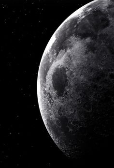 an image of the moon taken from space