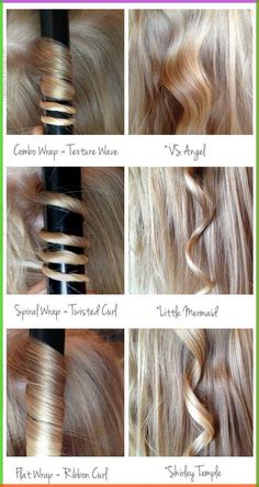 Get the kind of curls you want by using your curling iron or wand the right way. | 29 Cheat Sheets That Will Make Every Day A Good Hair Day Ribbon Curls, Curl Your Hair, Types Of Curls, Wand Curls, Thick Hair, Curled Hairstyles, About Hair, Every Girl, Hair Day