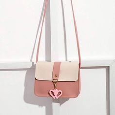 -6.5” L X 2” W X 5” H -23” Detachable Strap -Can Be Used As A Clutch -Comes With A Cute Heart Charm -Strap Is Attached Through Two Holes On The Sides Of The Bag And Have To Tie A Knock -No Inner Pockets -Lightweight Pink Phone Bag With Cell Phone Pocket For School, Pink Crossbody Phone Bag For School, Gucci Ophidia Bag, Lv Multi Pochette, Lv Neonoe, Lv Pochette Metis, Gucci Gg Marmont Mini, Gucci Marmont Bag, Lv Neverfull Mm