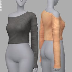 two female mannequins are standing next to each other