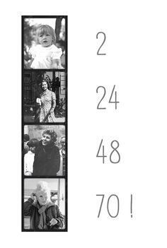 the numbers are arranged in black and white to make it look like they have been written on