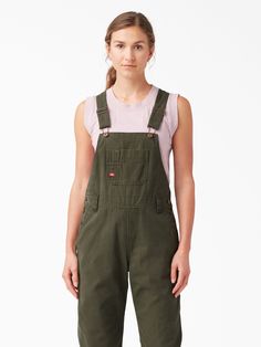 Dickies FB206 Relaxed Fit Bib Overalls Green Front View Dickies Overalls Outfit, Green Overalls Outfits, Farmer Overalls, Dickies Overalls, Overalls Outfits, Green Overalls, Work Overalls, Cute Overalls, Overalls For Women