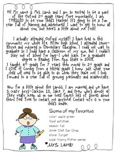 a child's letter to her mother