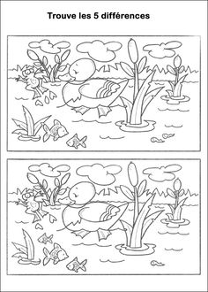 two coloring pages showing different types of plants