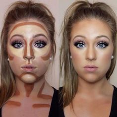 Easy Contouring for Beginners picture 1 Easy Contouring, Contouring For Beginners, Makeup Secret, Makeup Hacks