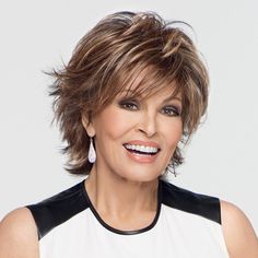 Raquel+Welch+short+shag+hairstyle Blond Pixie, Raquel Welch Wigs, Haircut Styles For Women, Short Shag Hairstyles, Shag Hairstyles, Raquel Welch, Haircut For Older Women