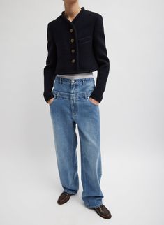 Classic Blue-1 Versatile Cardigan, Pointed Boots, Mother Denim, Carpenter Jeans, Tuscany Italy, Fall 2022, Frame Denim, Classic Blue, Skirted Swimwear